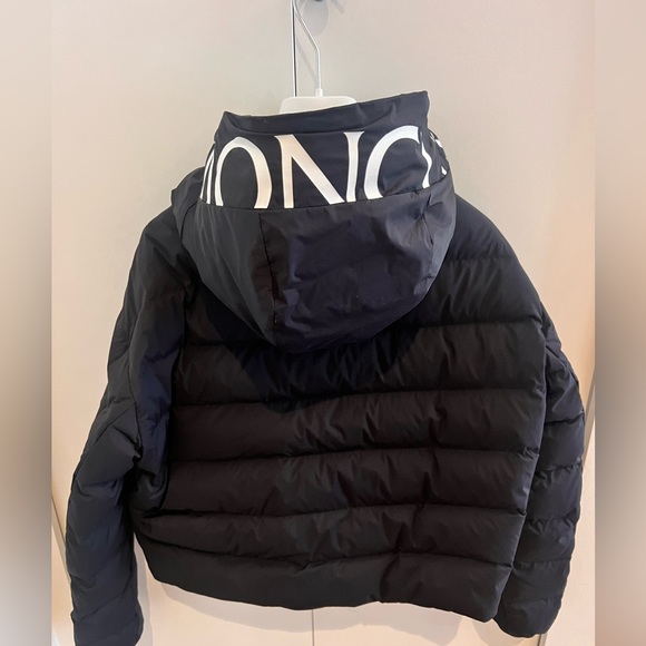 MONCLER Matt black down anwar jacket. Short style. - Picture 8 of 11